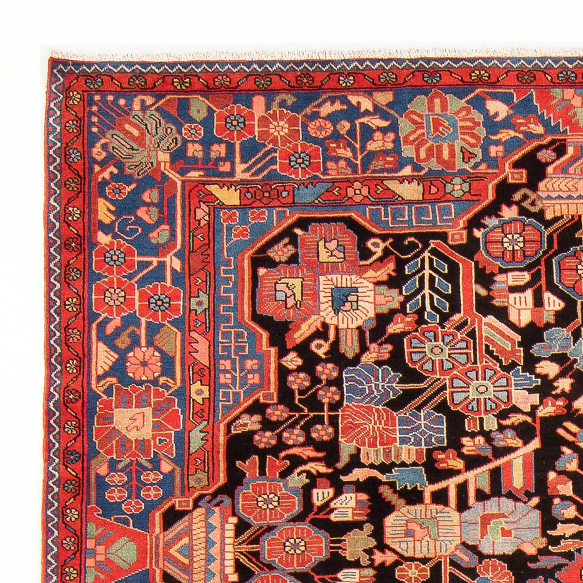 Persisk matta - Nomadic - 291 x 200 cm - mörkblå