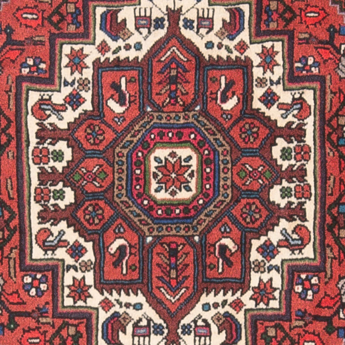 Persisk matta - Nomadic - 120 x 75 cm - rost