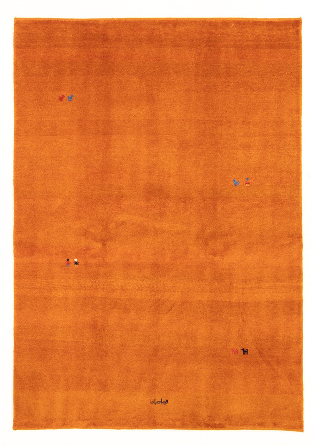 Gabbeh-matta - persisk - 230 x 170 cm - orange