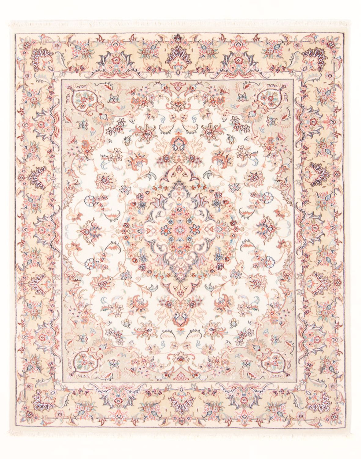 Persisk matta - Tabriz - Royal - 195 x 150 cm - grädde