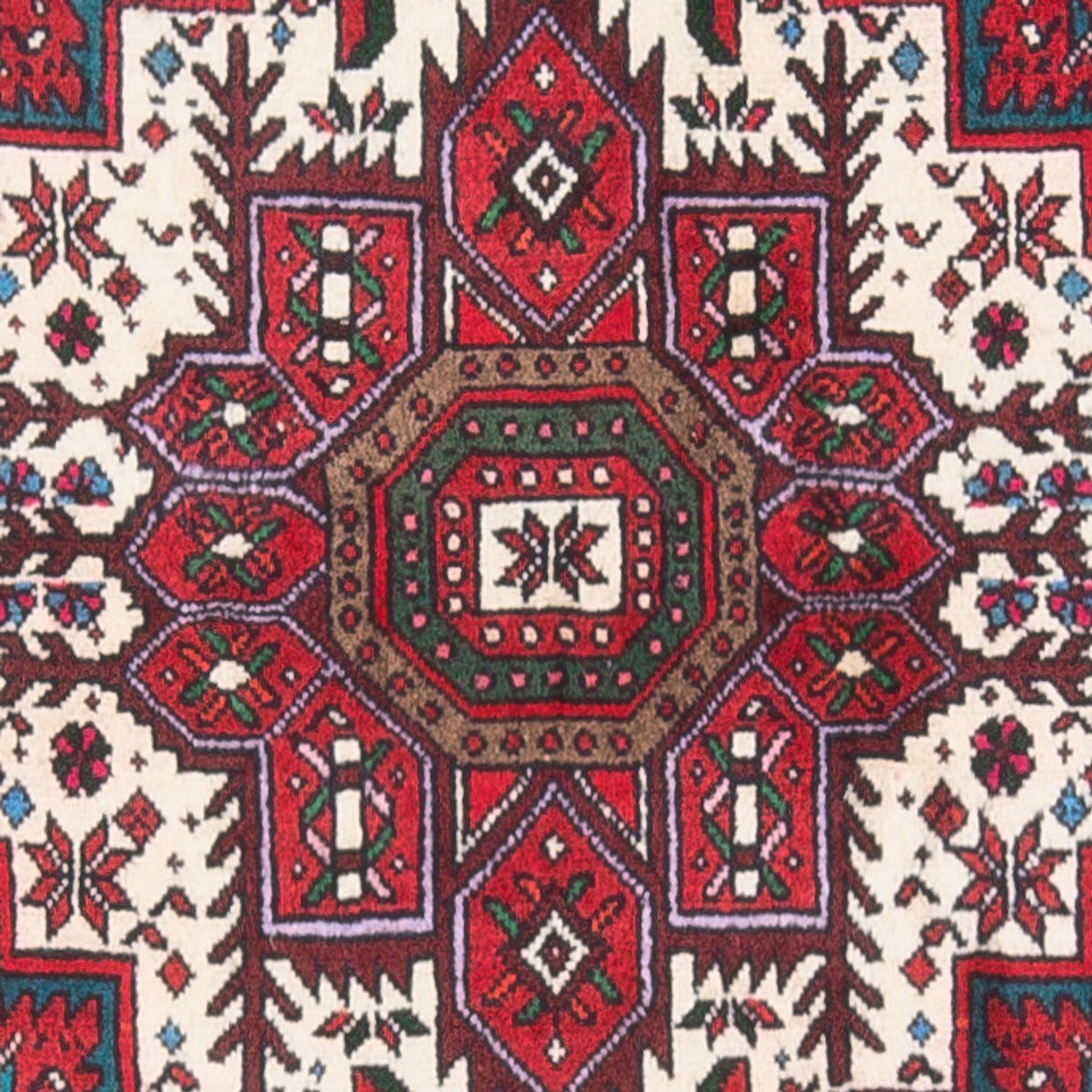 Persisk matta - Nomadic - 125 x 76 cm - grädde