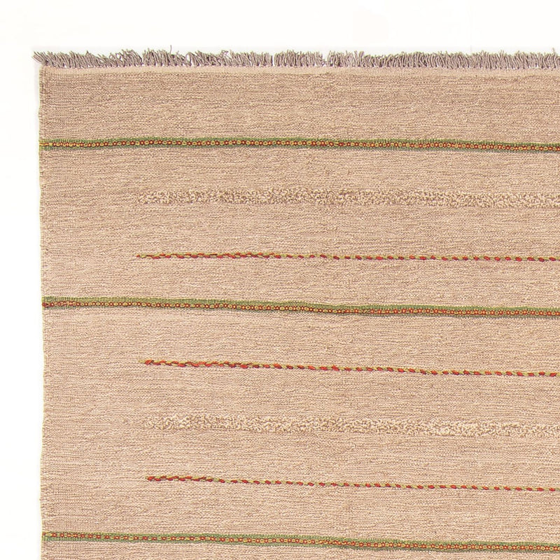 Kelim matta - trendig - 289 x 191 cm - ljusbeige