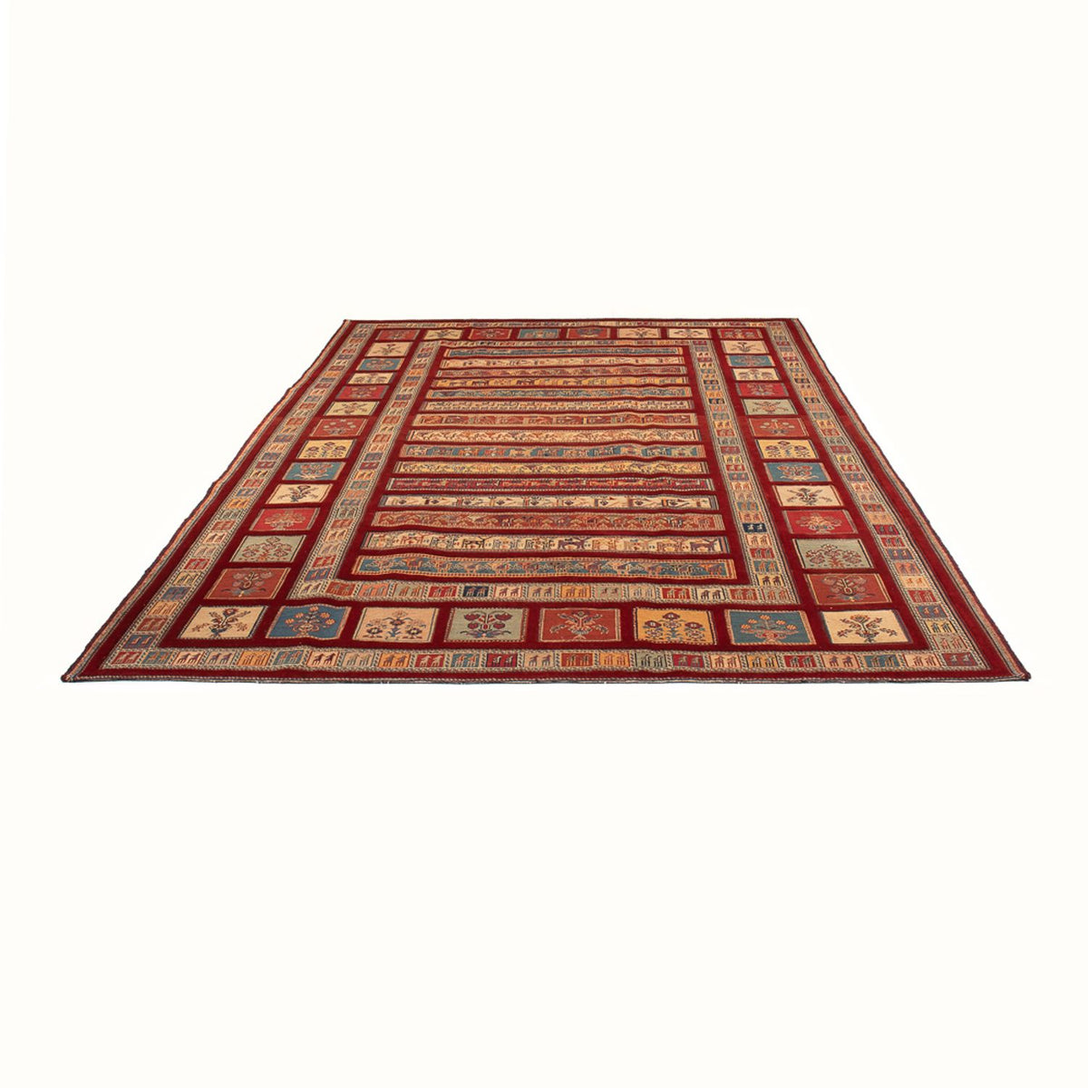 Kelim Carpet - orientalisk matta - Kungliga - 297 x 211 cm - flerfärgad