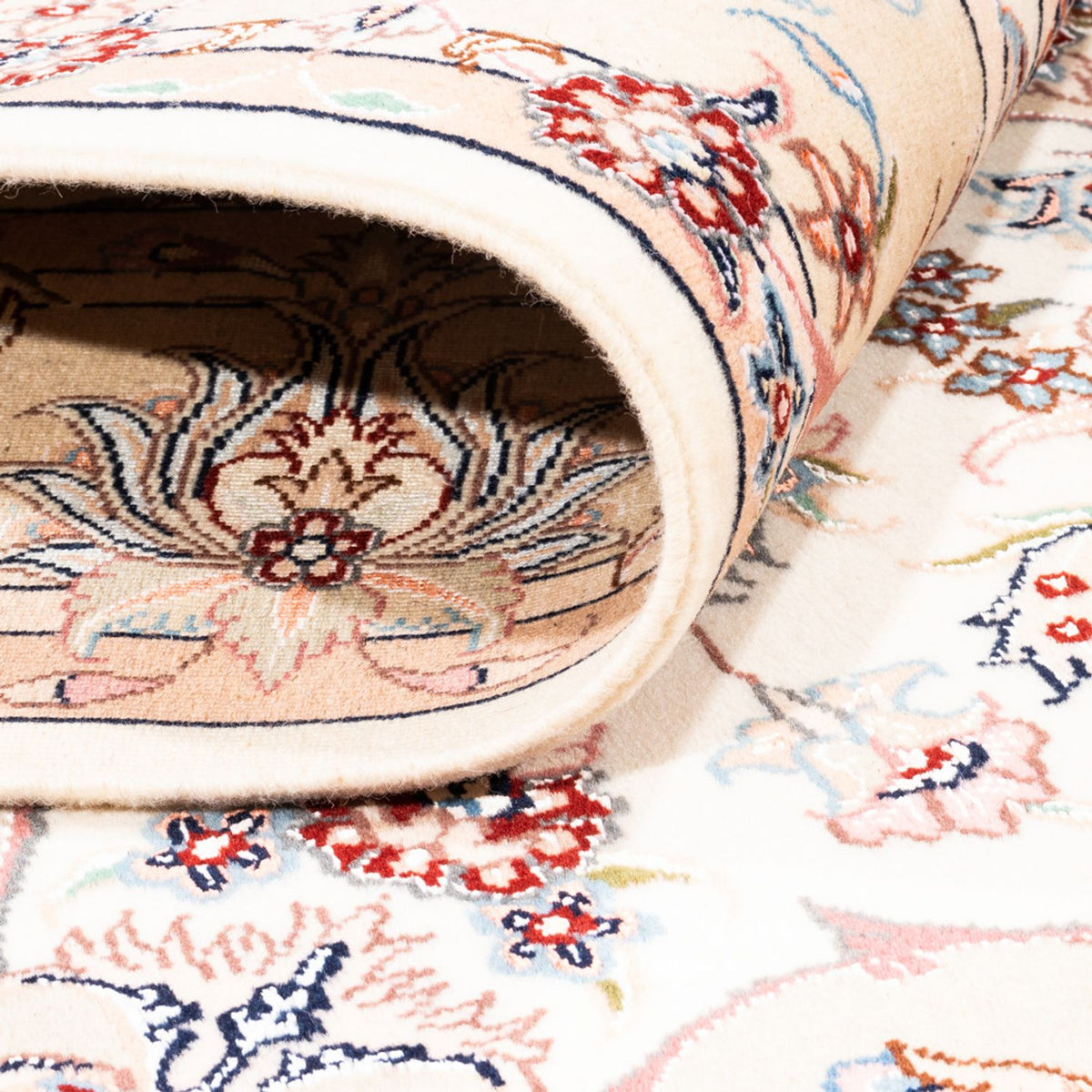 Persisk matta - Tabriz - 197 x 149 cm - grädde