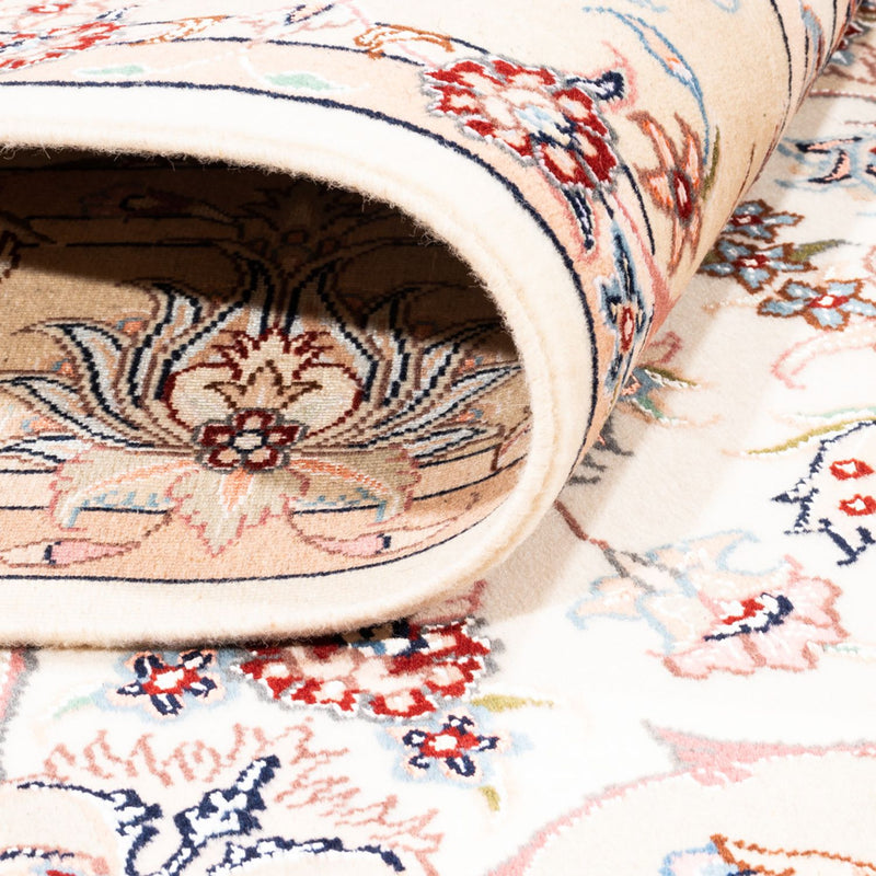 Persisk matta - Tabriz - 197 x 149 cm - grädde