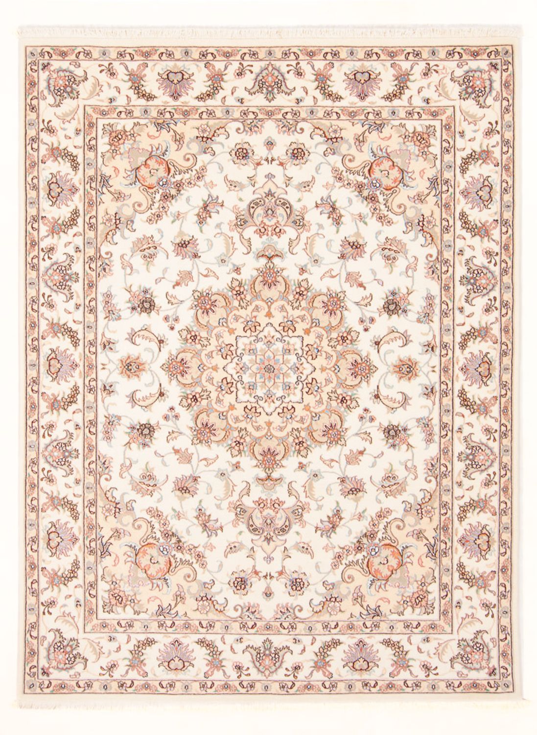 Persisk matta - Tabriz - Royal - 203 x 148 cm - grädde