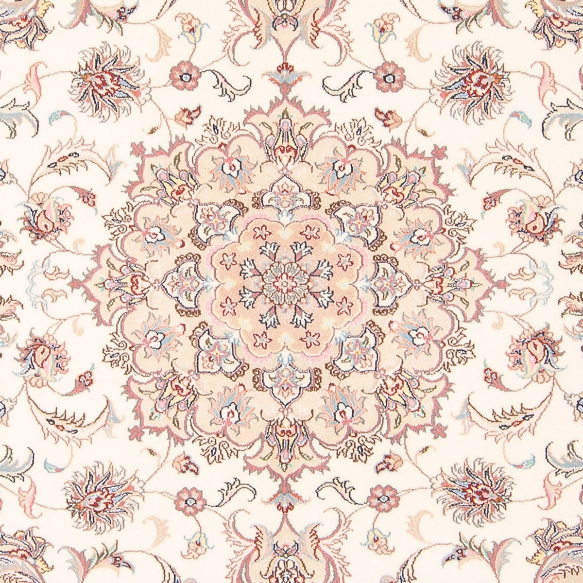 Persisk matta - Tabriz - Royal - 196 x 150 cm - grädde