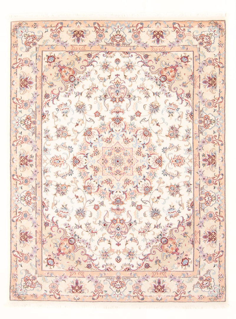 Persisk matta - Tabriz - Royal - 200 x 147 cm - grädde