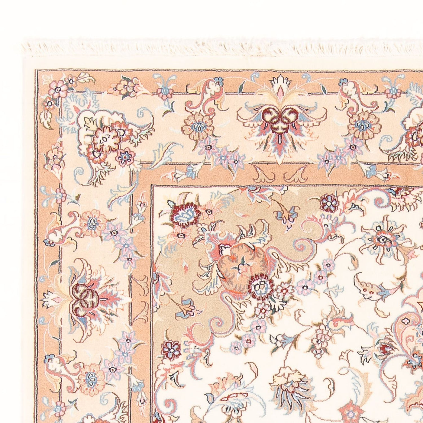 Persisk matta - Tabriz - Royal - 195 x 147 cm - grädde