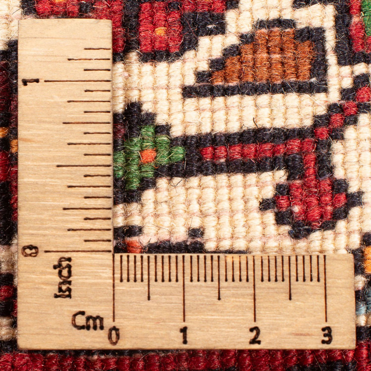 Persisk matta - Nomadic - 123 x 80 cm - grädde