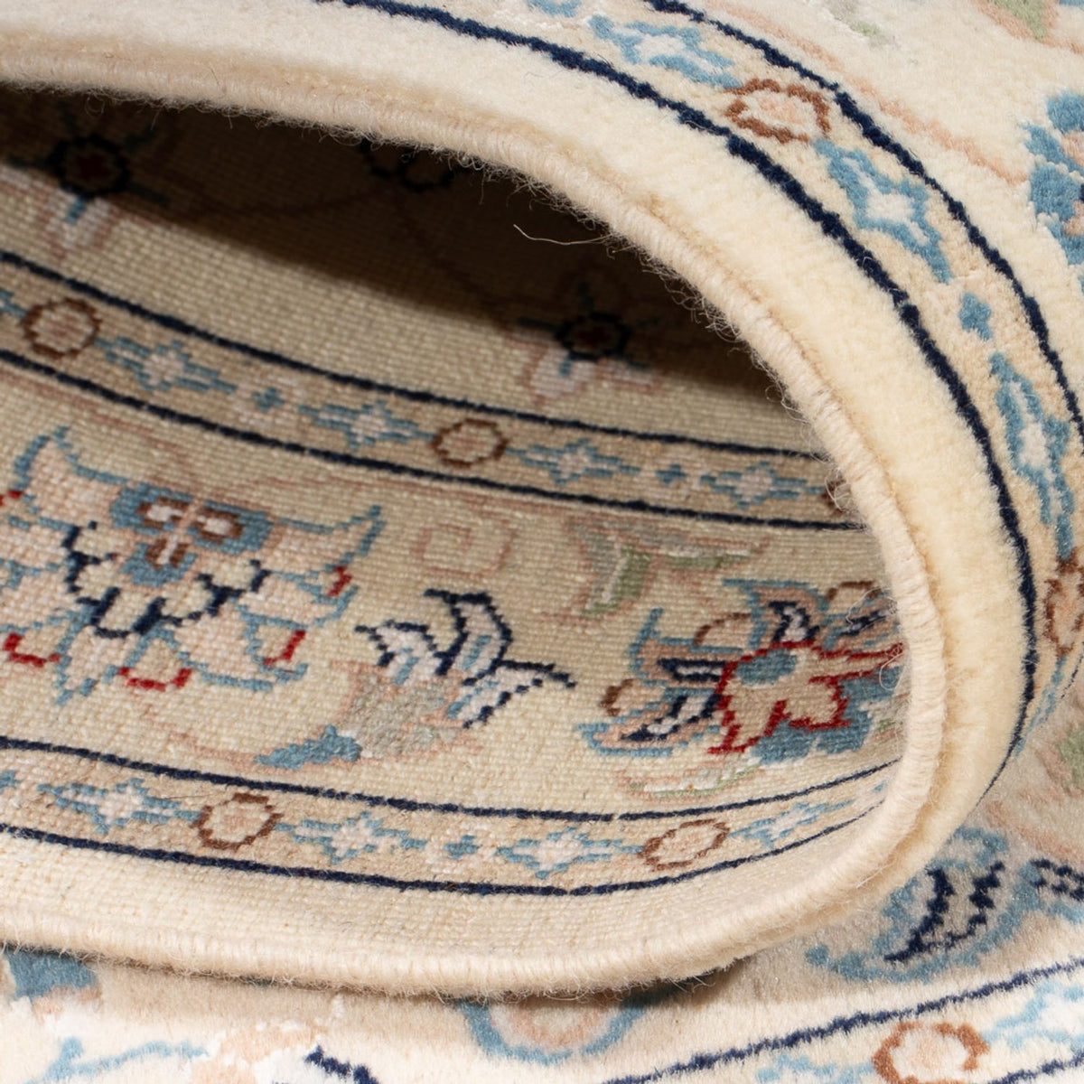 Persisk matta - Nain - Premium - 119 x 81 cm - grädde