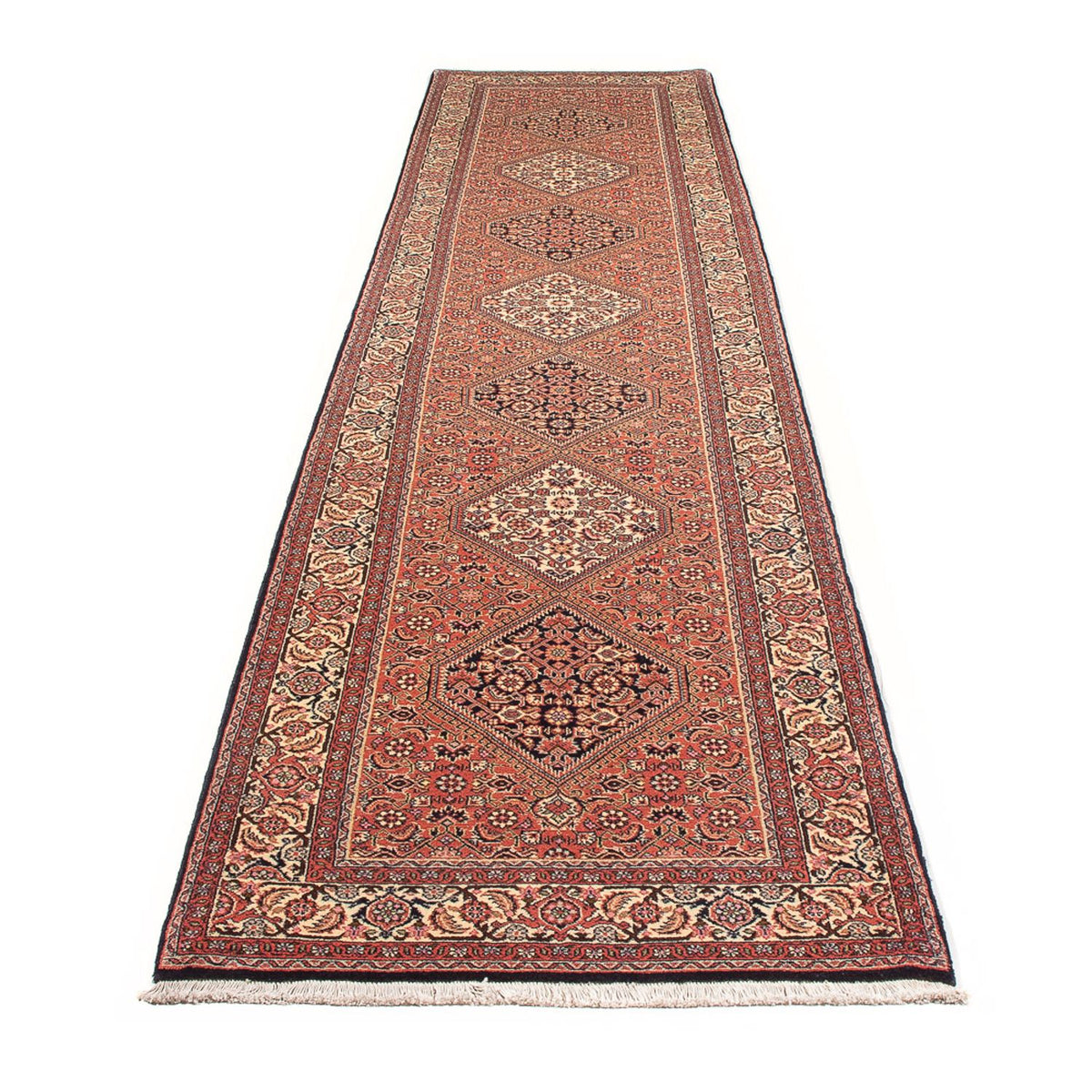 Runner Persisk matta - Bijar - 381 x 89 cm - röd
