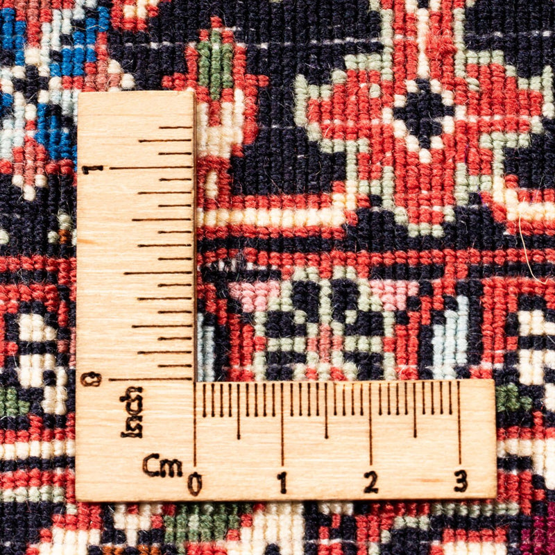 Persisk matta - Bijar - Royal - 246 x 197 cm - bordeaux röd