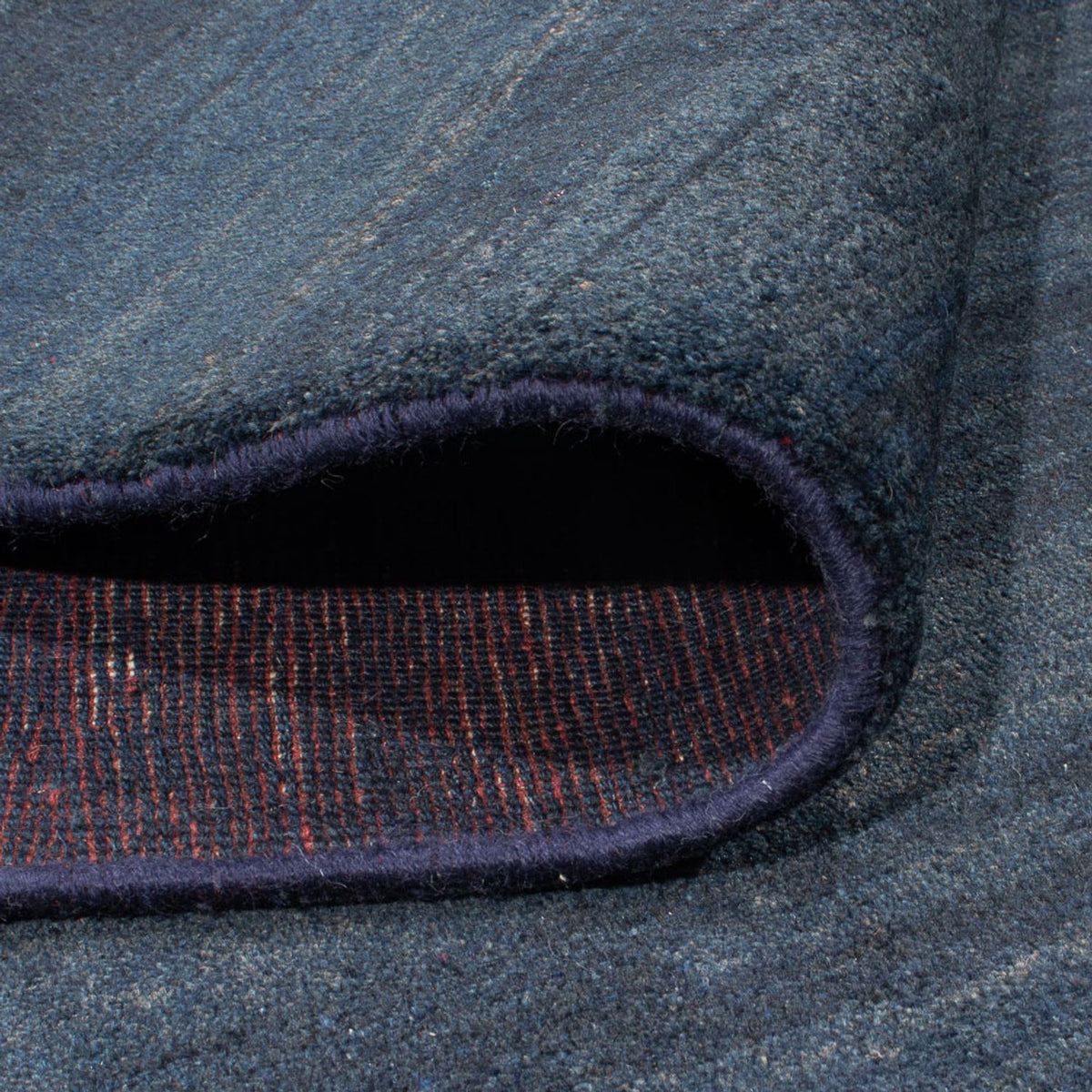 Gabbeh-matta - persisk - 291 x 226 cm - mörkblå