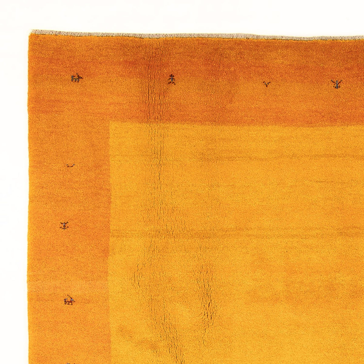 Gabbeh-matta - persisk - 298 x 202 cm - guld