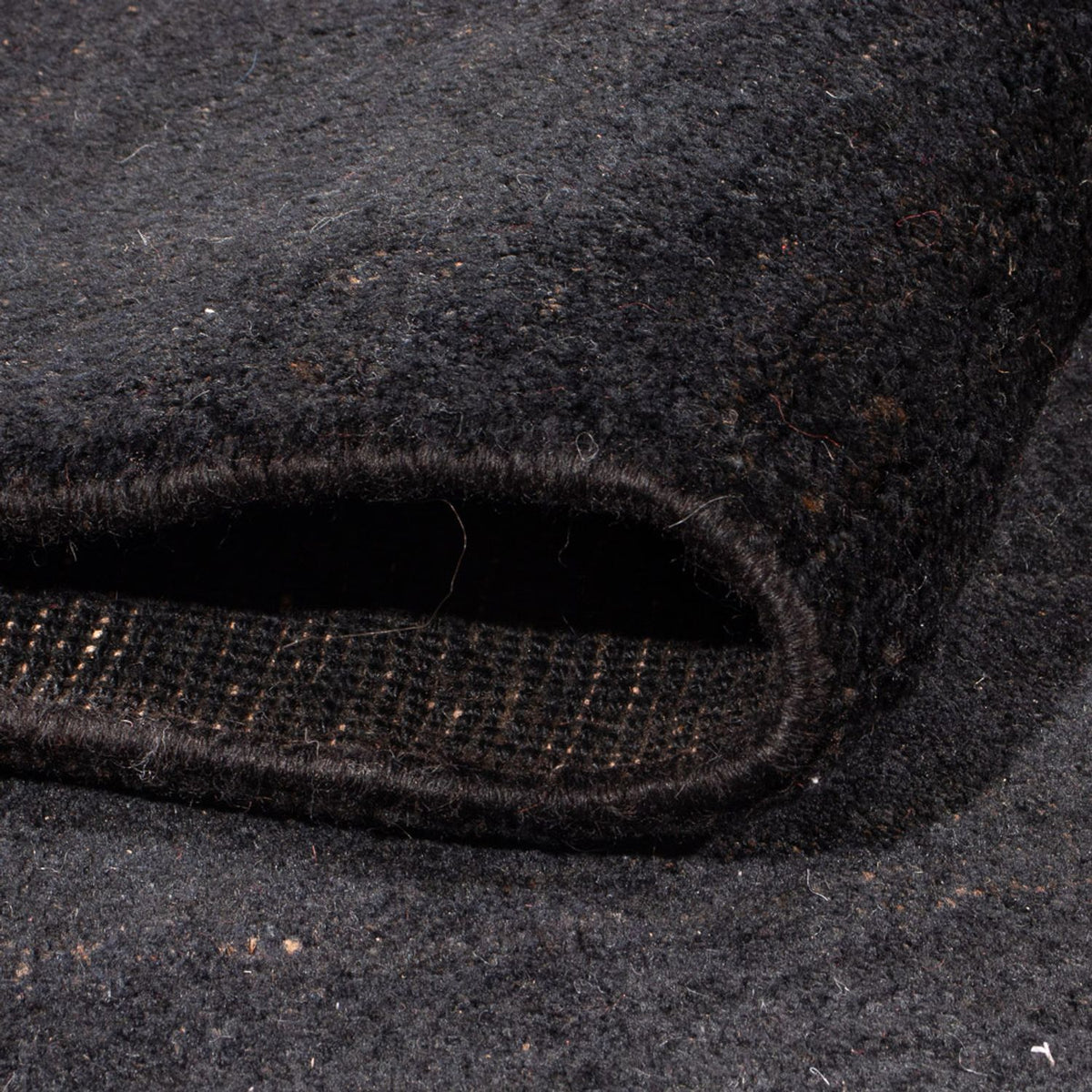 Gabbeh-matta - persisk - 284 x 200 cm - svart