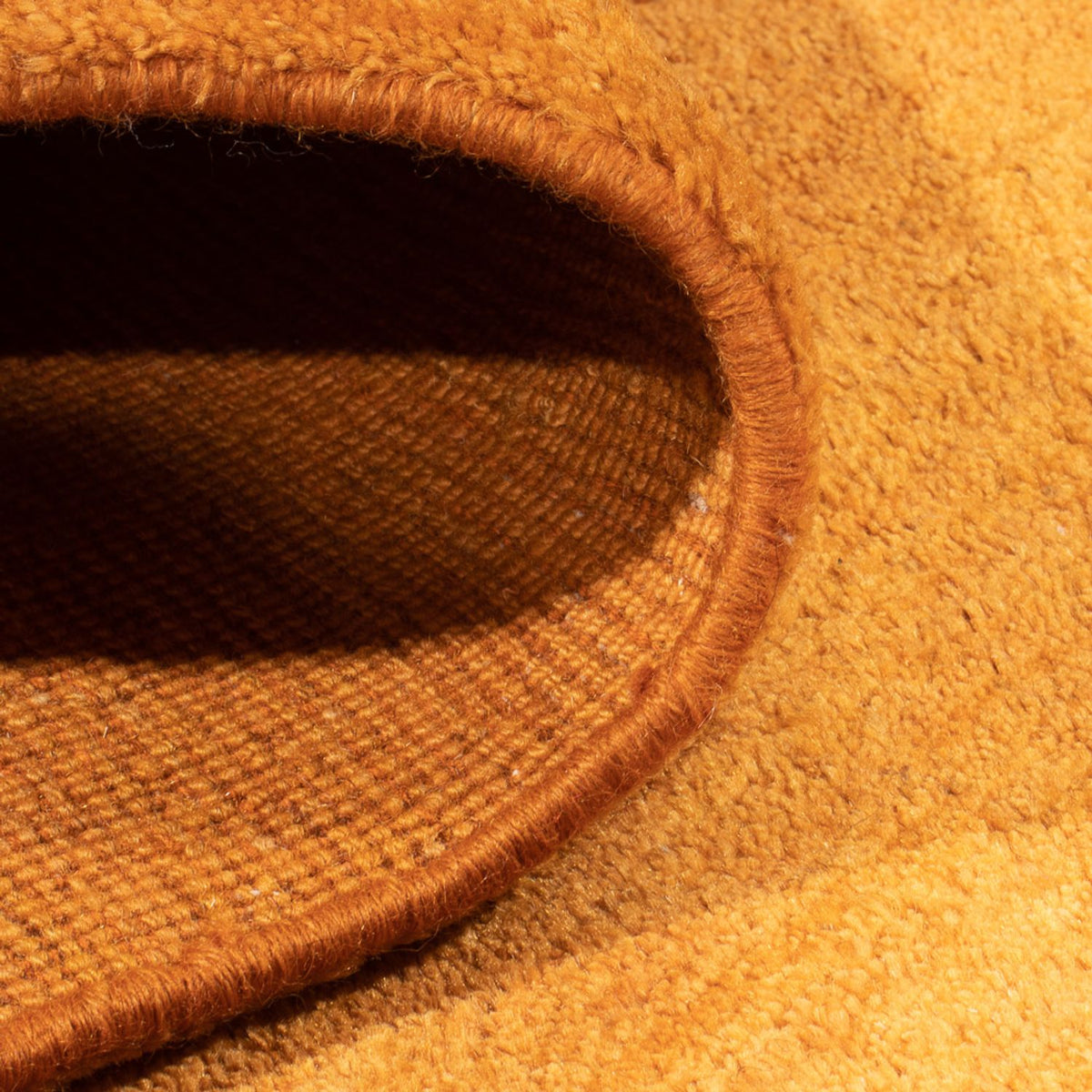 Gabbeh-matta - persisk - 275 x 188 cm - guld