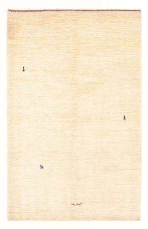 Gabbeh-matta - persisk - 192 x 127 cm - grädde