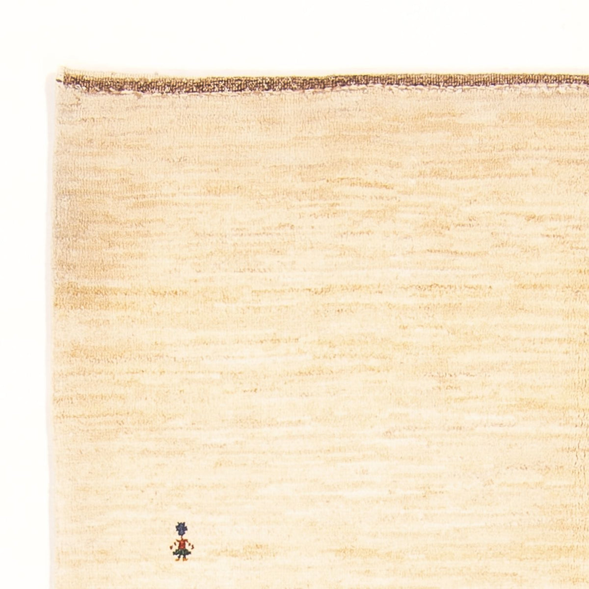 Gabbeh-matta - persisk - 192 x 127 cm - grädde