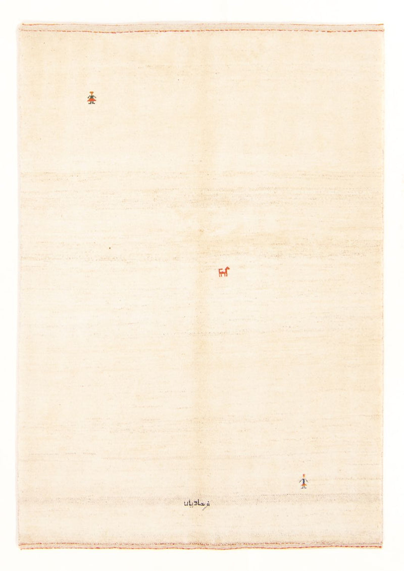 Gabbeh-matta - persisk - 187 x 140 cm - grädde