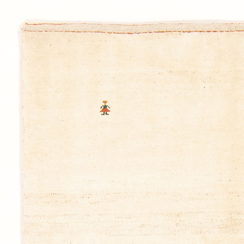 Gabbeh-matta - persisk - 187 x 140 cm - grädde