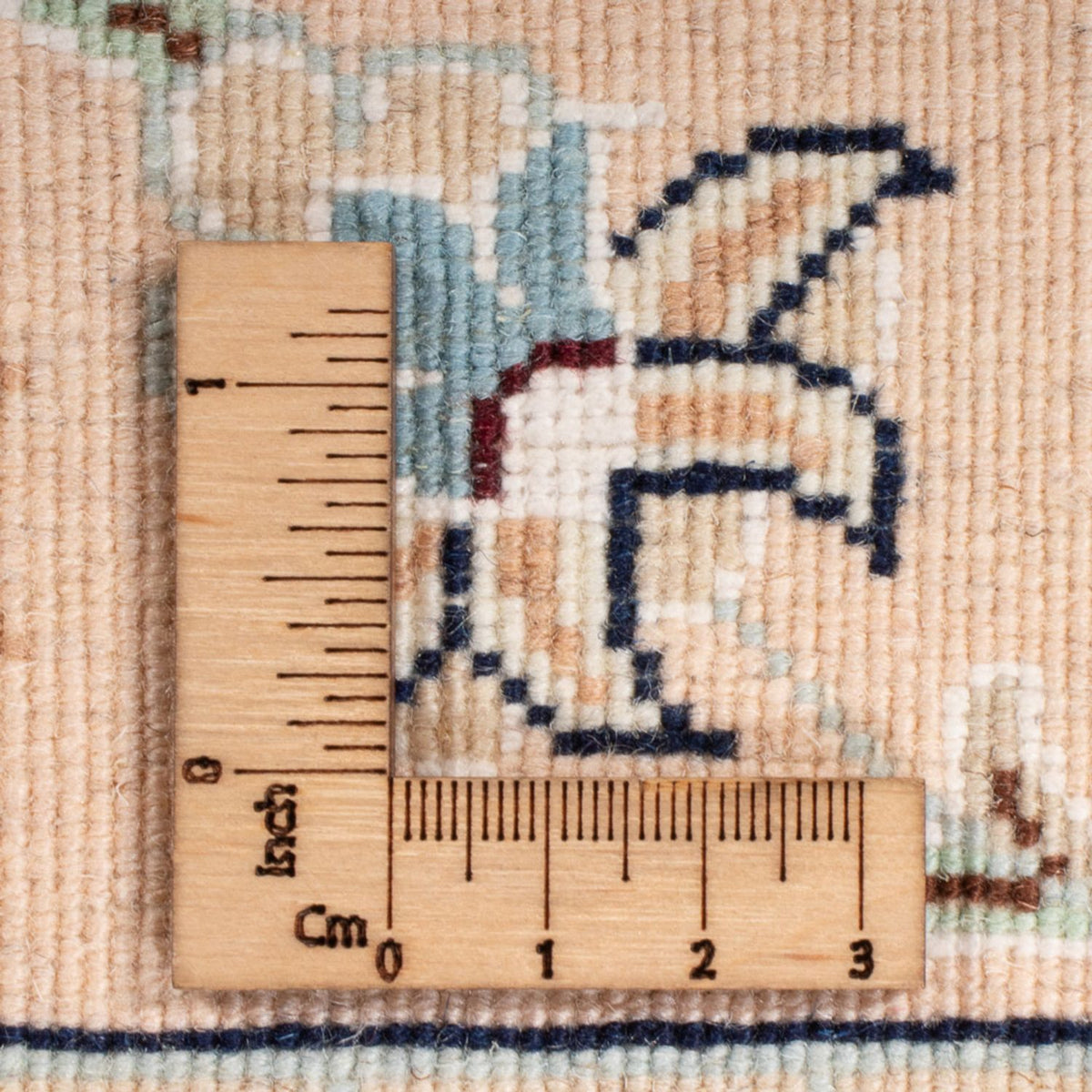 Persisk matta - Nain - Premium - 118 x 80 cm - grädde