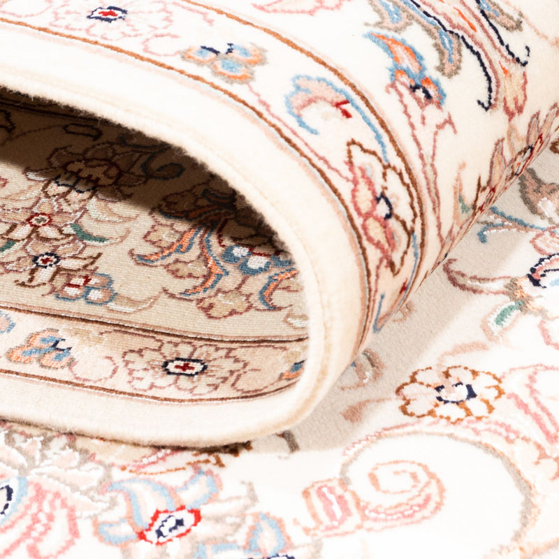 Persisk matta - Tabriz - 201 x 148 cm - grädde