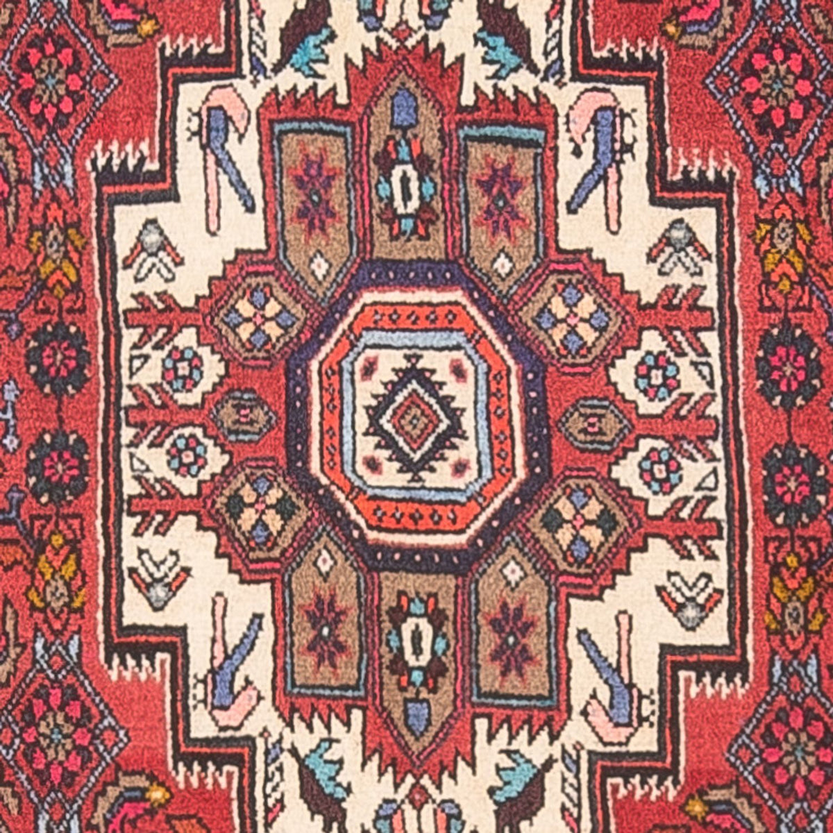 Persisk matta - Nomadic - 131 x 83 cm - röd