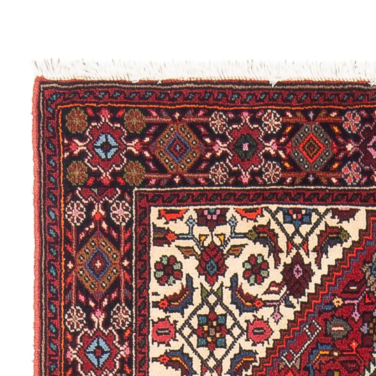 Persisk matta - Nomadic - 123 x 86 cm - grädde