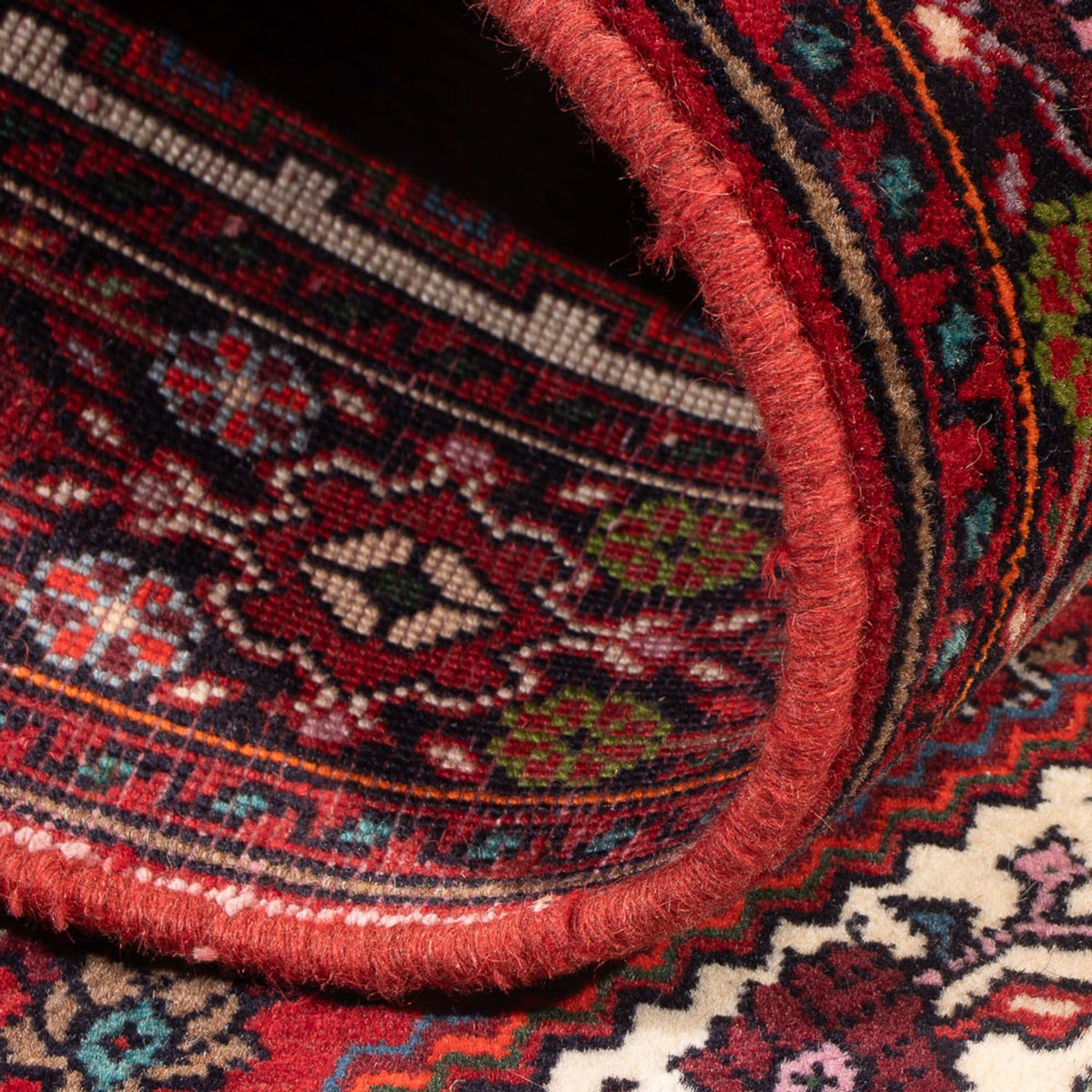 Persisk matta - Nomadic - 123 x 86 cm - grädde