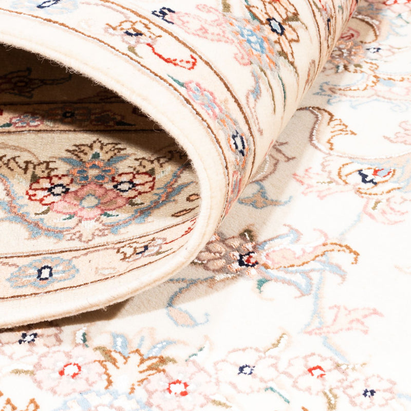 Persisk matta - Tabriz - 198 x 149 cm - grädde