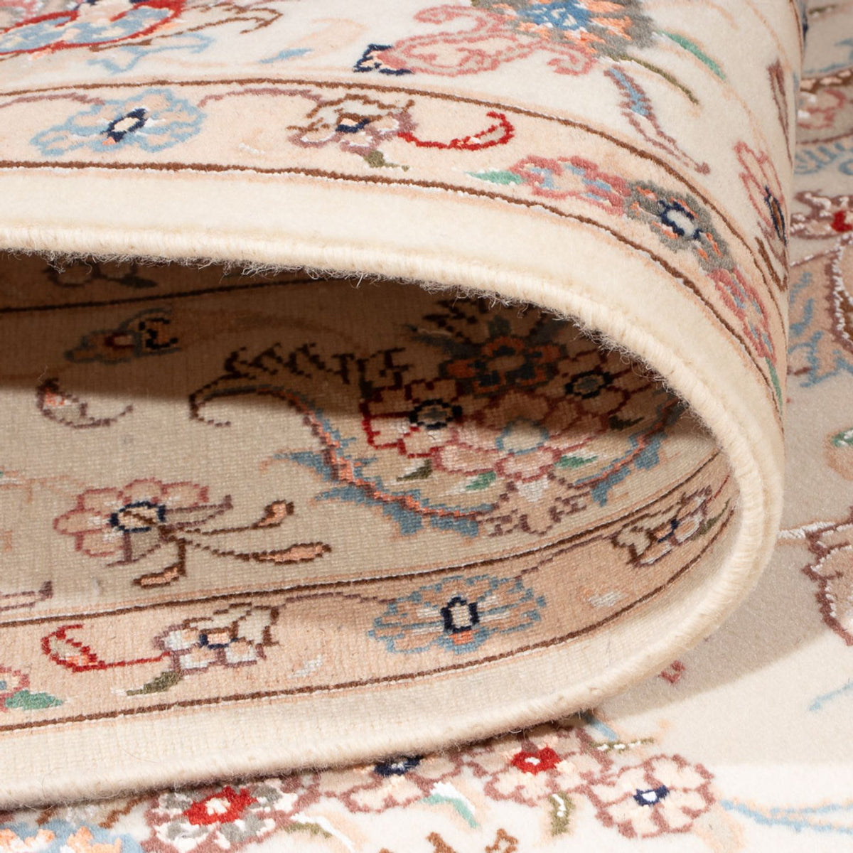 Persisk matta - Tabriz - Royal - 198 x 150 cm - grädde