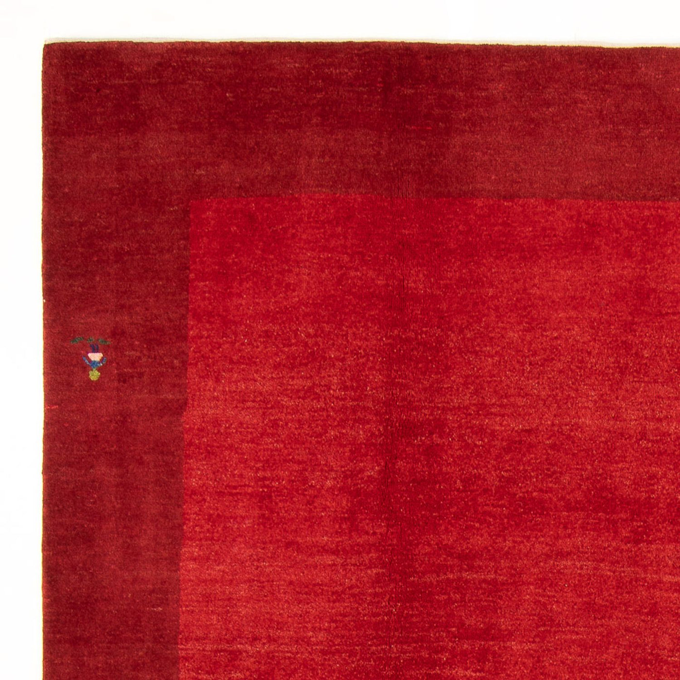 Gabbeh-matta - persisk - 297 x 223 cm - röd
