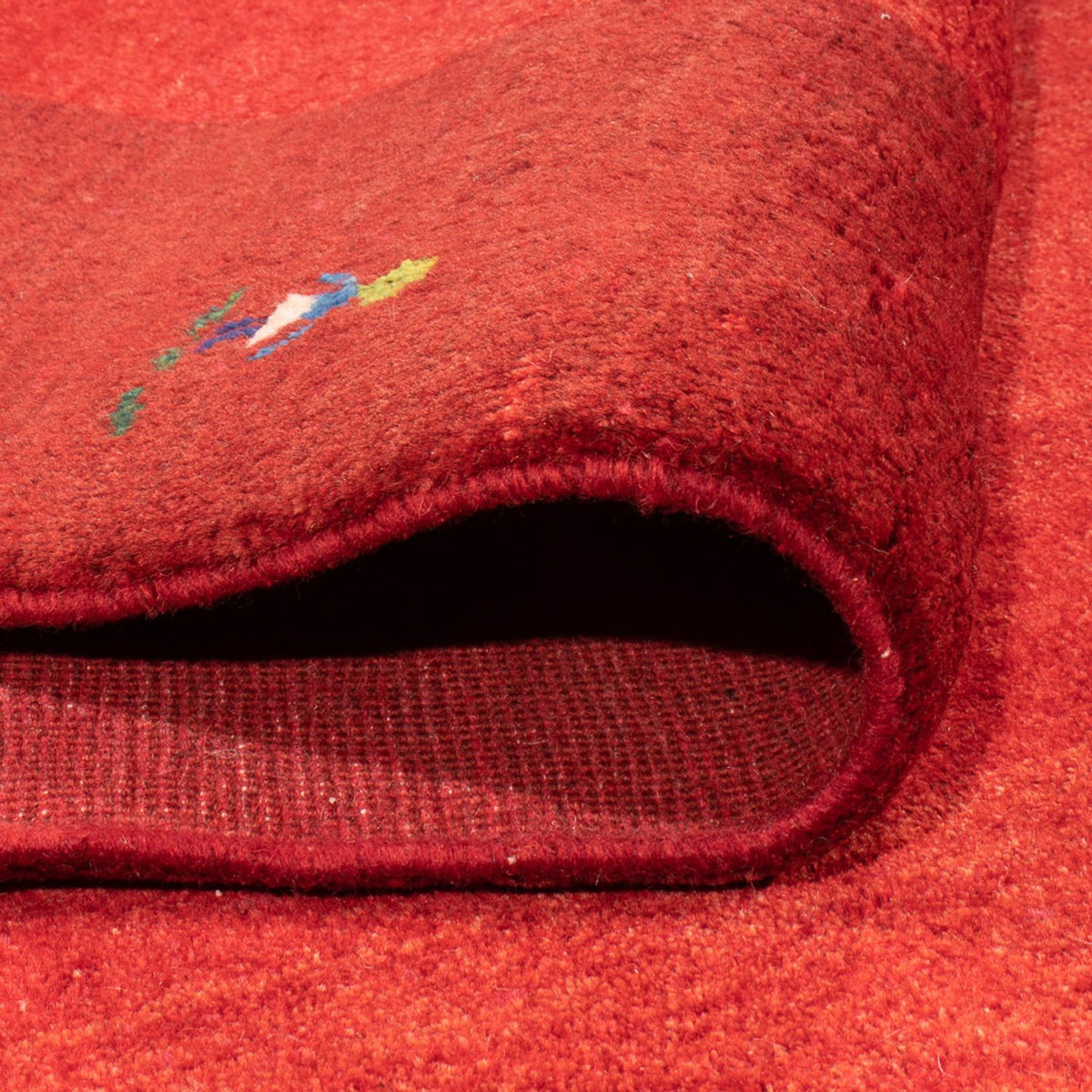 Gabbeh-matta - persisk - 297 x 223 cm - röd