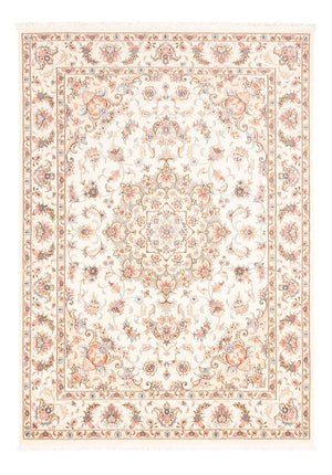 Persisk matta - Tabriz - 203 x 148 cm - grädde