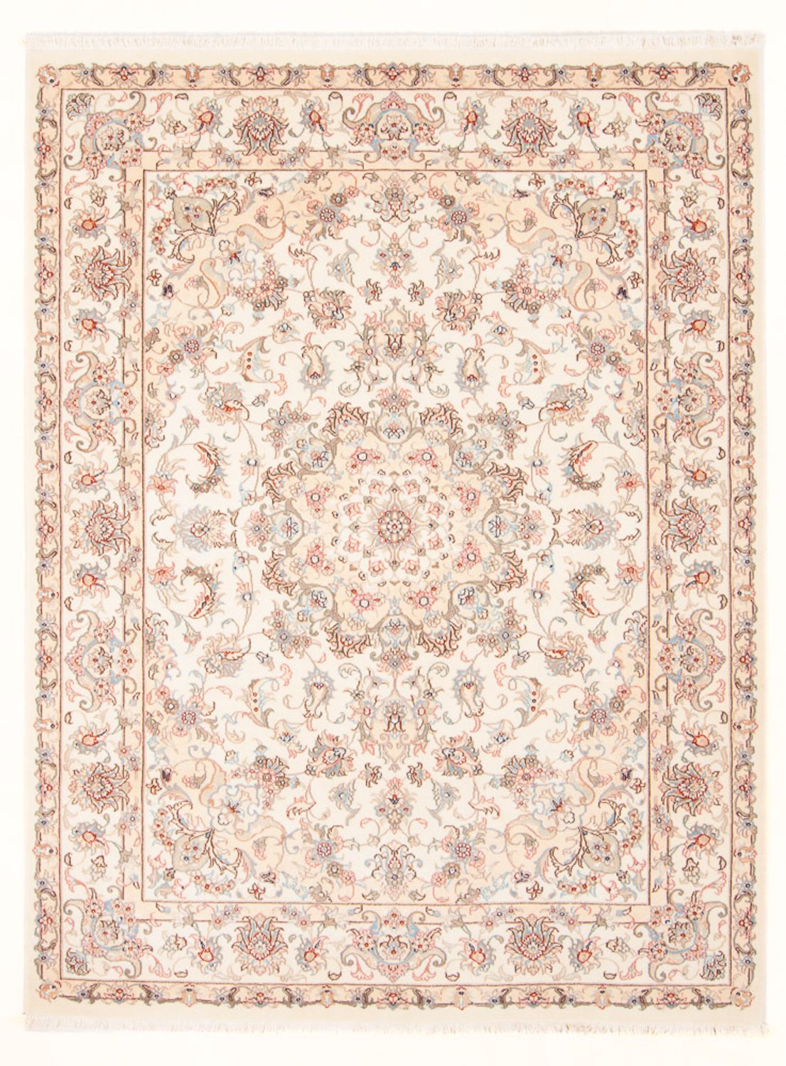 Persisk matta - Tabriz - Royal - 203 x 150 cm - grädde