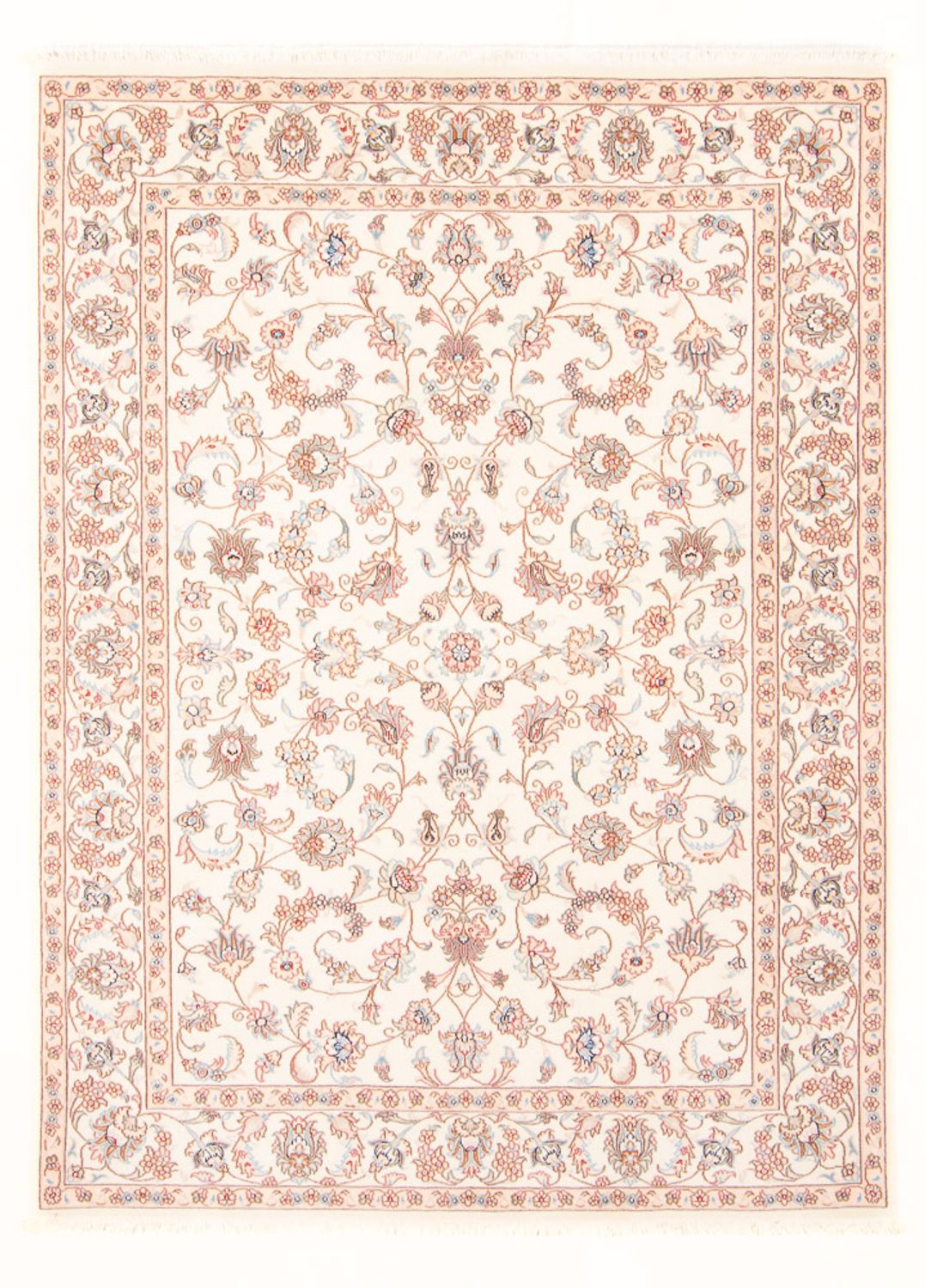 Persisk matta - Tabriz - Royal - 205 x 148 cm - grädde
