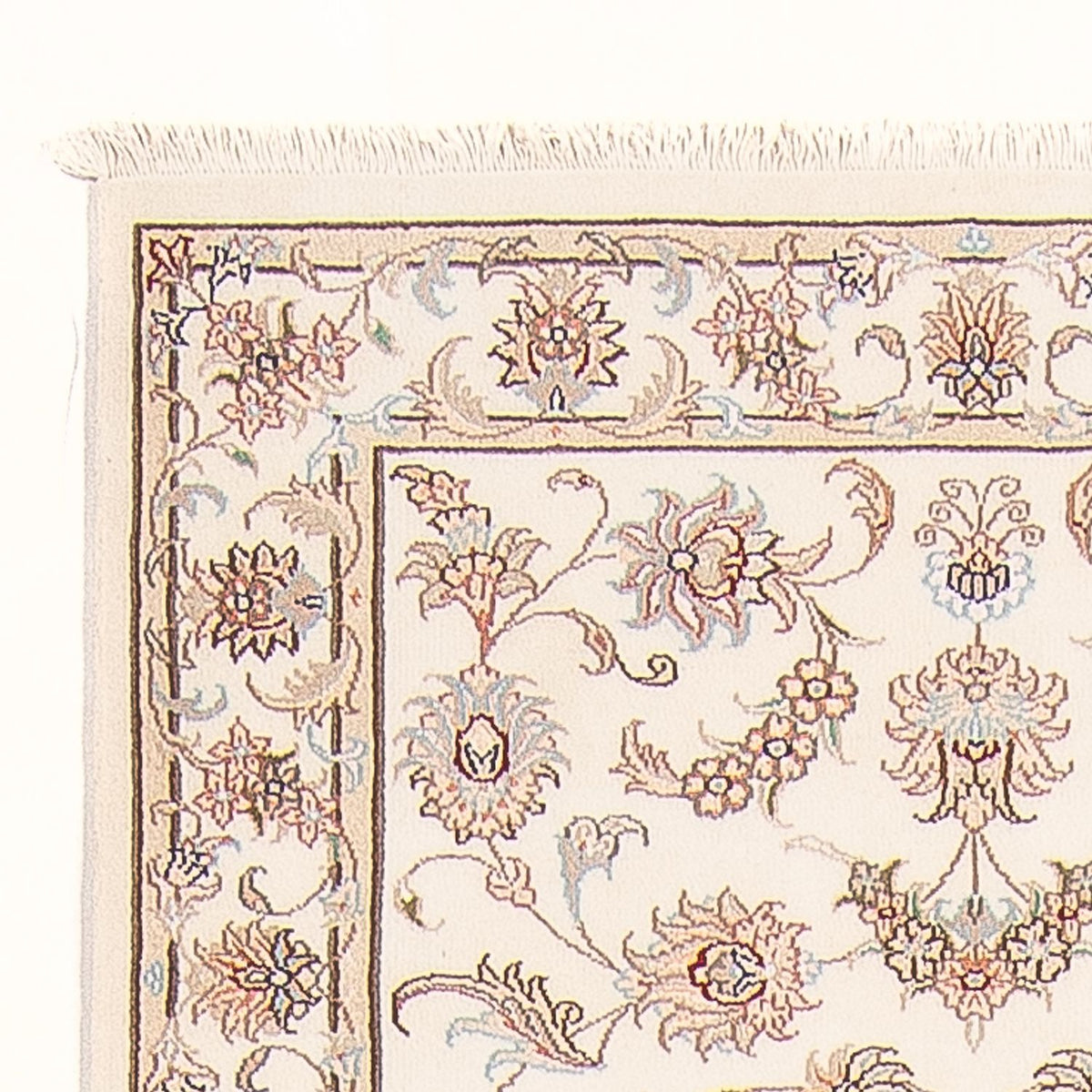 Runner Persisk matta - Tabriz - Royal - 295 x 89 cm - grädde