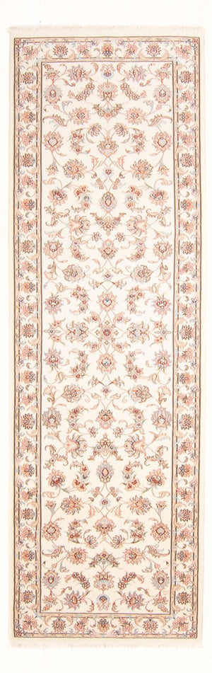 Runner Persisk matta - Tabriz - Royal - 294 x 89 cm - grädde