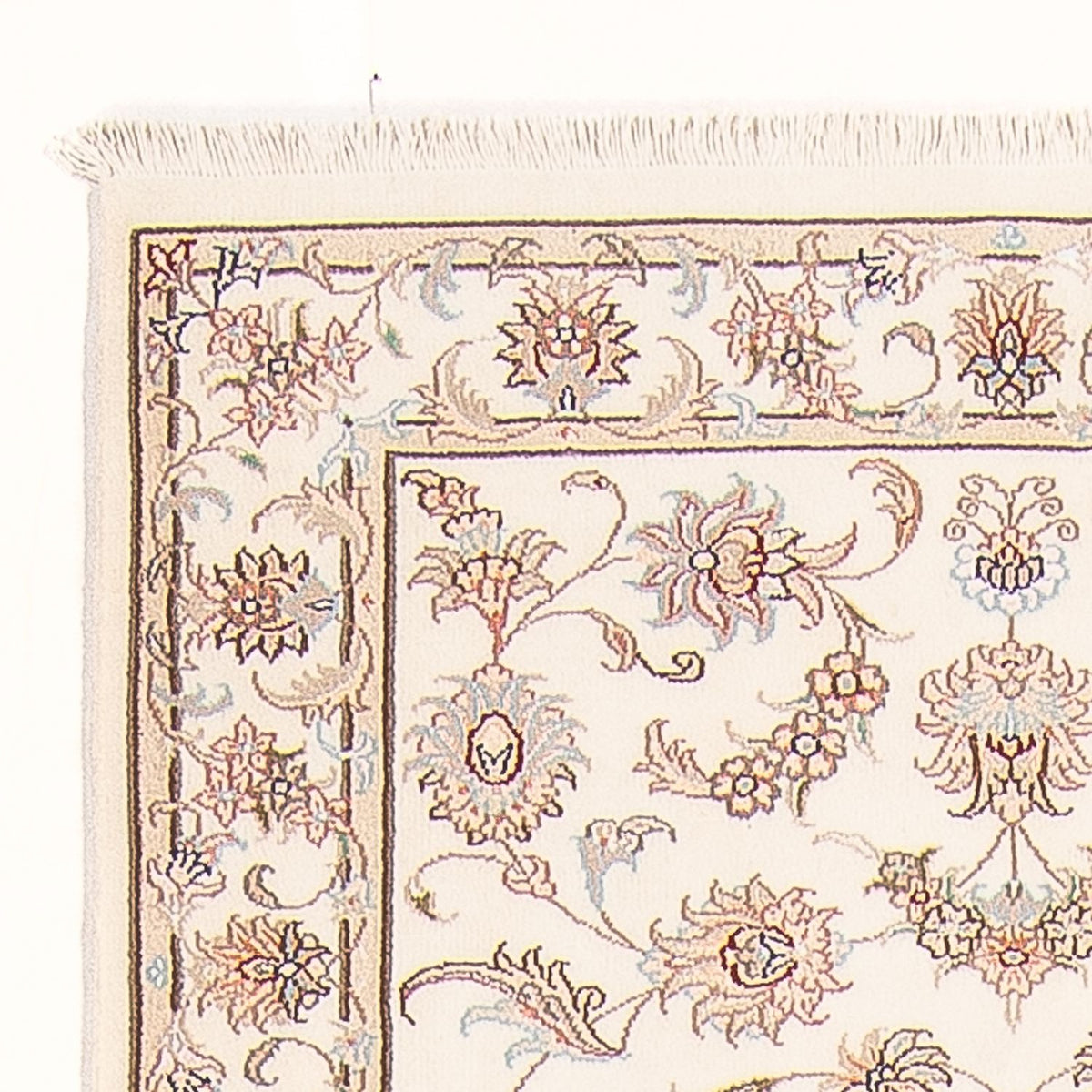 Runner Persisk matta - Tabriz - Royal - 294 x 89 cm - grädde