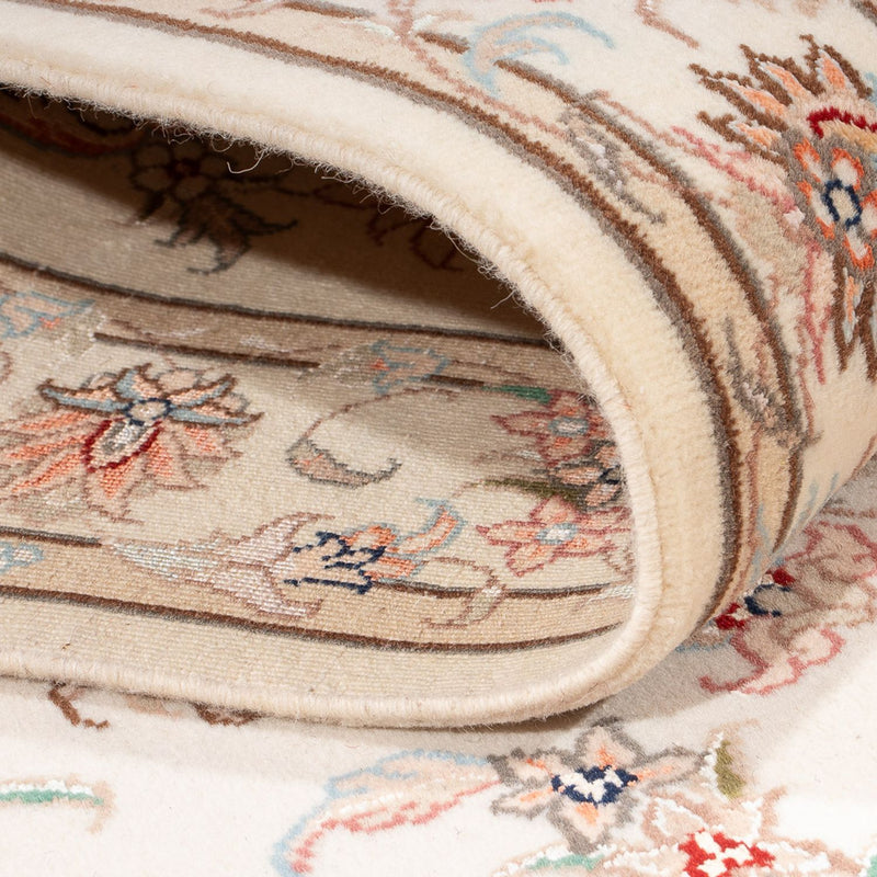 Runner Persisk matta - Tabriz - Royal - 294 x 89 cm - grädde