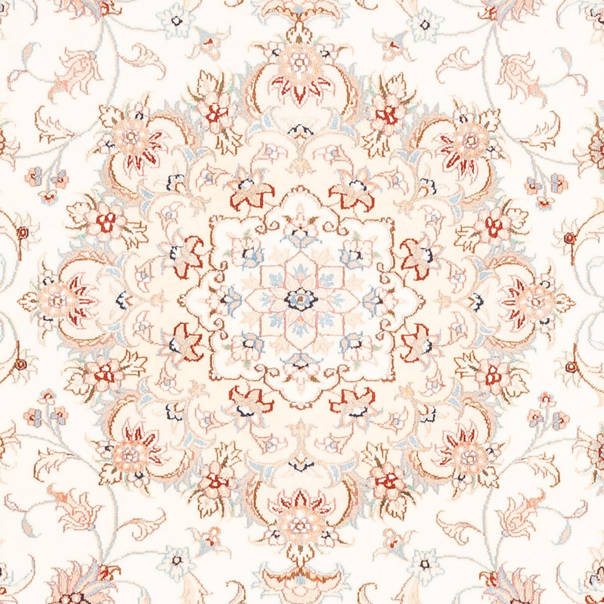 Persisk matta - Tabriz - 195 x 149 cm - grädde