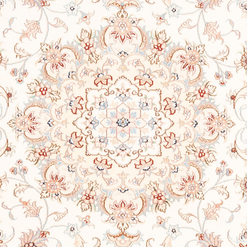 Persisk matta - Tabriz - 195 x 149 cm - grädde