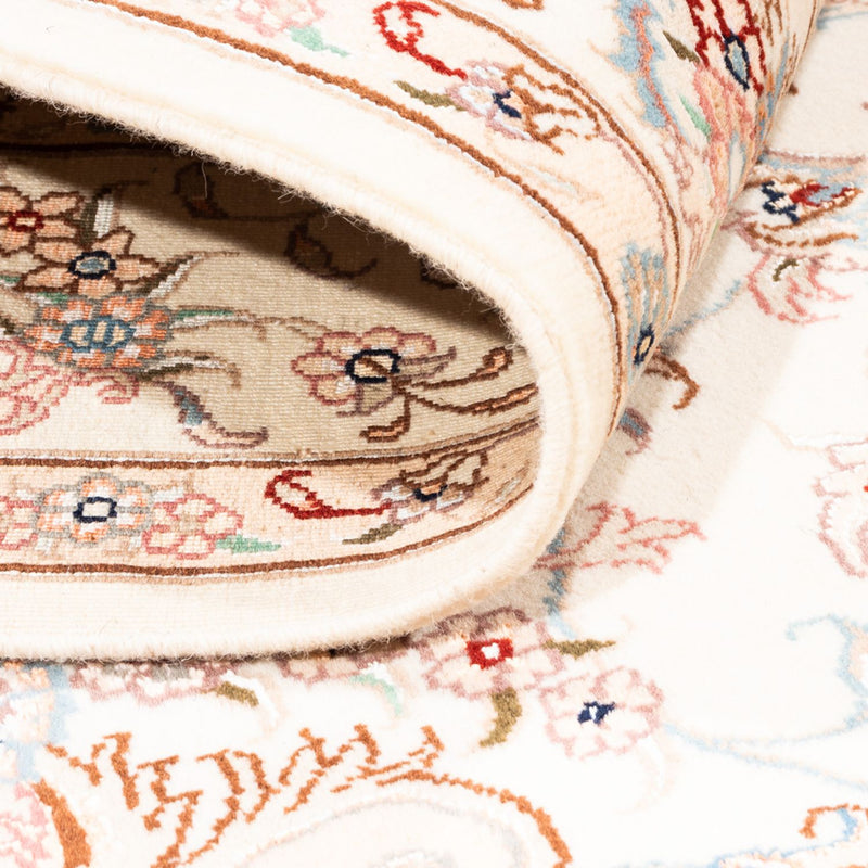 Persisk matta - Tabriz - 195 x 149 cm - grädde