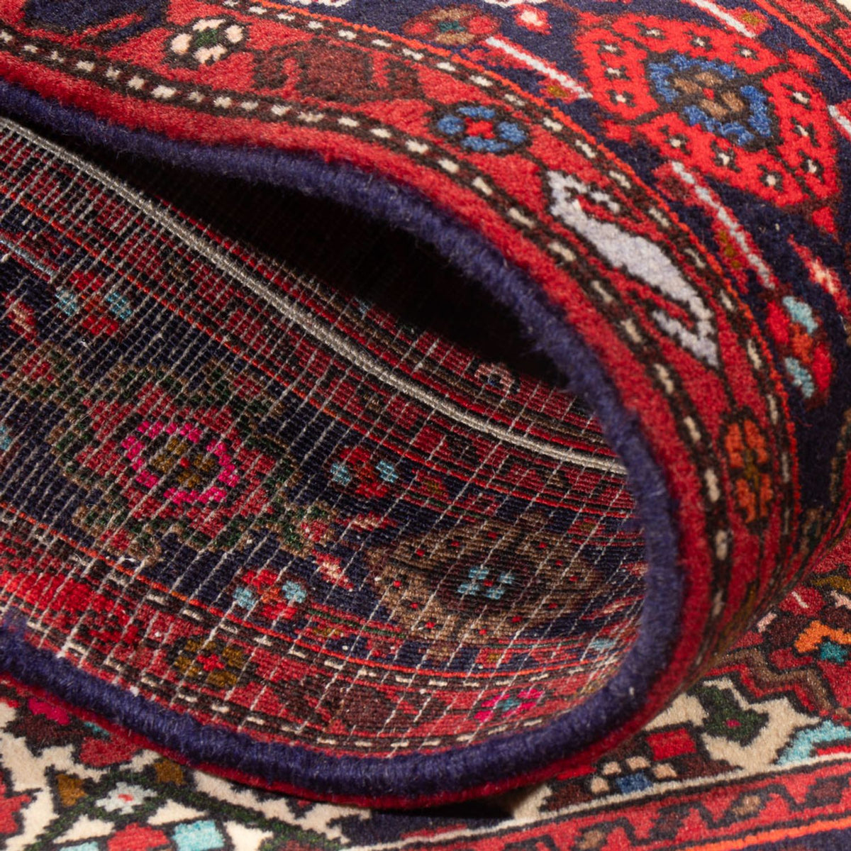 Persisk matta - Nomadic - 135 x 78 cm - grädde