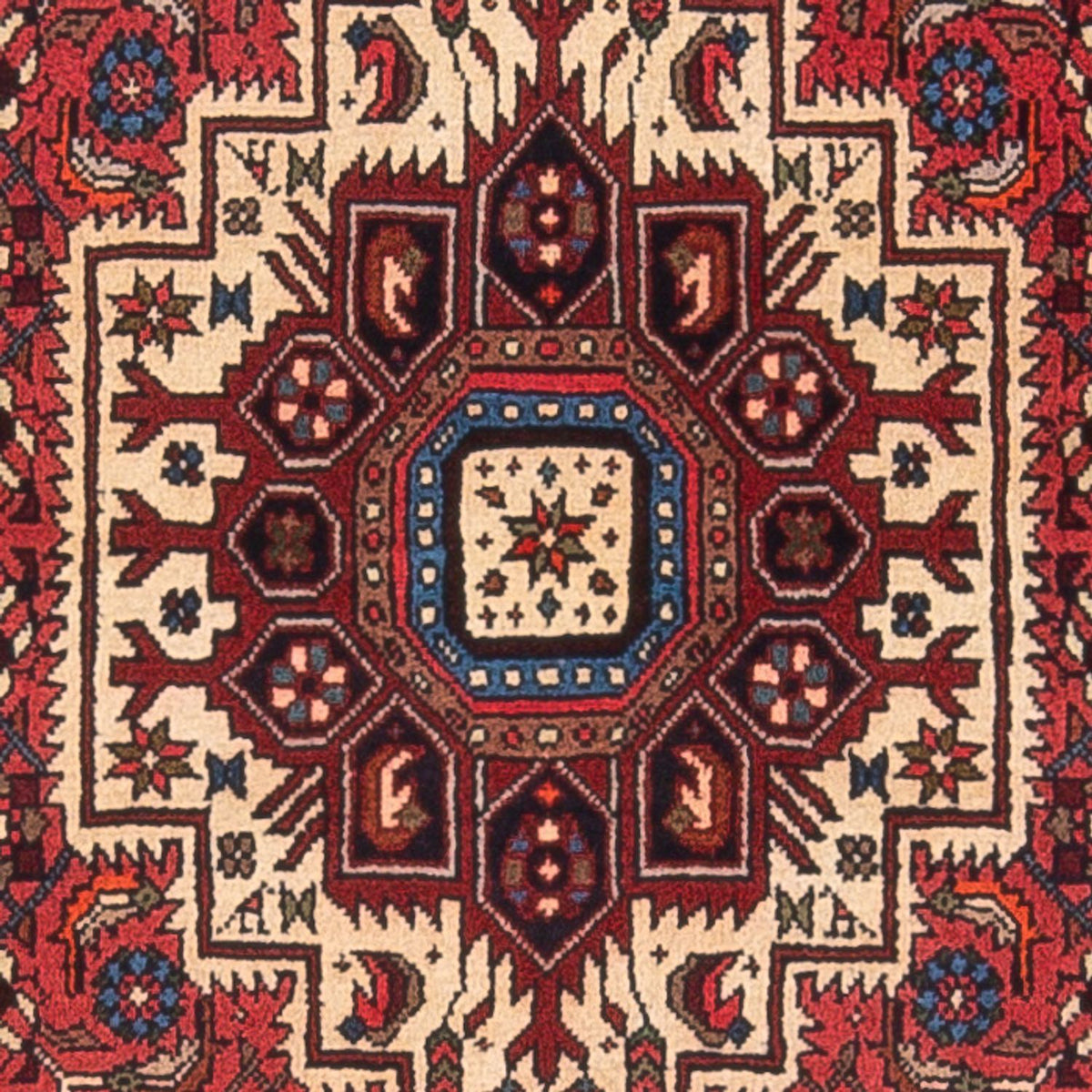 Persisk matta - Nomadic - 124 x 77 cm - grädde