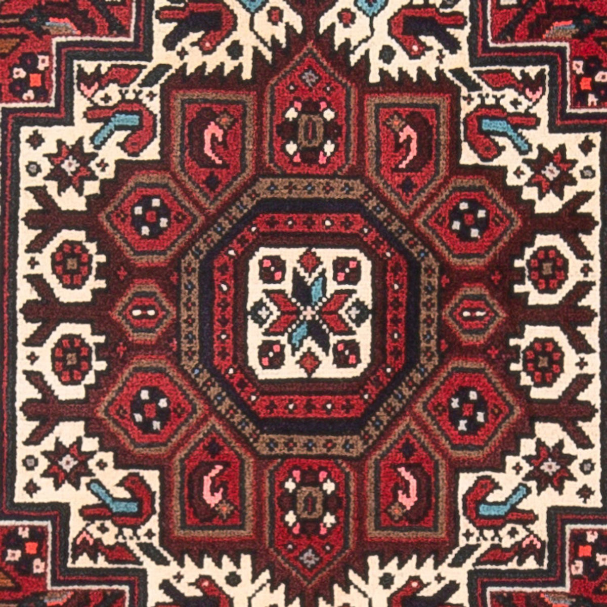 Persisk matta - Nomadic - 125 x 80 cm - grädde