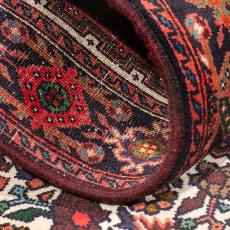 Persisk matta - Nomadic - 124 x 77 cm - mörkröd