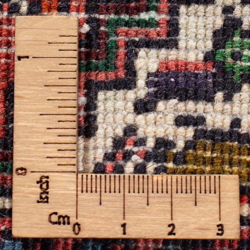 Persisk matta - Nomadic - 124 x 77 cm - mörkröd