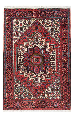 Persisk matta - Nomadic - 123 x 82 cm - mörkröd